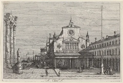 Canaletto, Imaginary View of S. Giacomo di Rialto