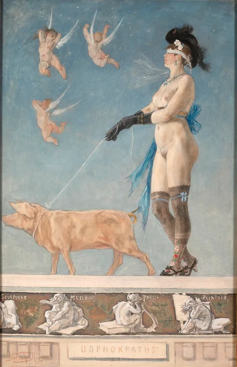 Félicien Rops, Pornocrates
