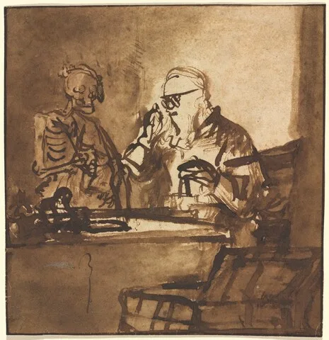 Nicolaes Maes, Death and the Miser