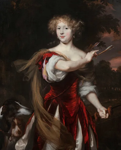 Nicolaes Maes, Portrait of a Lady as Diana