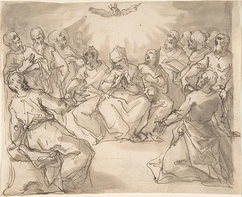 Hans Rottenhammer, The Descent of the Holy Ghost