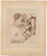 Richard Cosway, A Man Trapped between a Lion and a Serpent