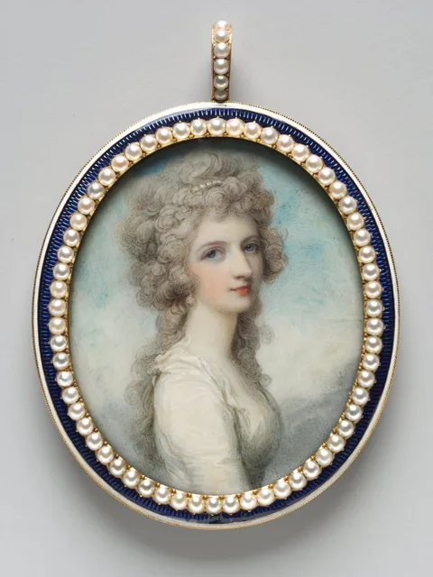 Richard Cosway, Portrait of Mary Frances (Fanny) Swinburne
