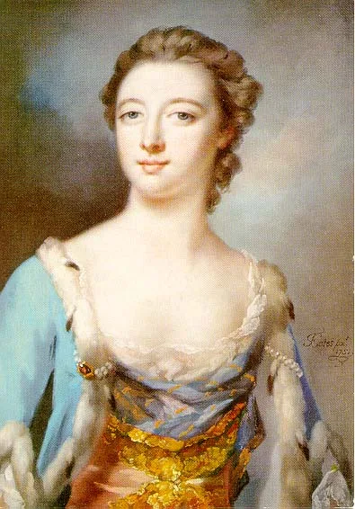 Francis Cotes, Elizabeth (née Gunning), Baroness Hamilton of Hameldon