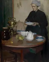 Richard Edward Miller, Woman at the table