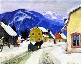 Clarence Gagnon, Village laurentien