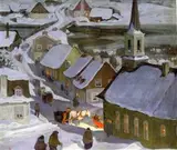 Clarence Gagnon, midnight-mass