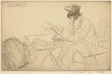William Strang, Alphonse Legros Sketching