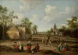 Joost Cornelisz Droochsloot, Village Scene