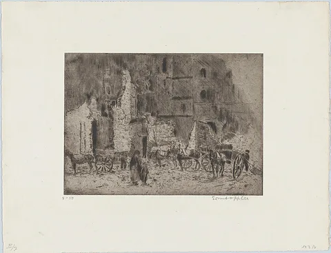 Ernst Oppler, Lille: Ruine