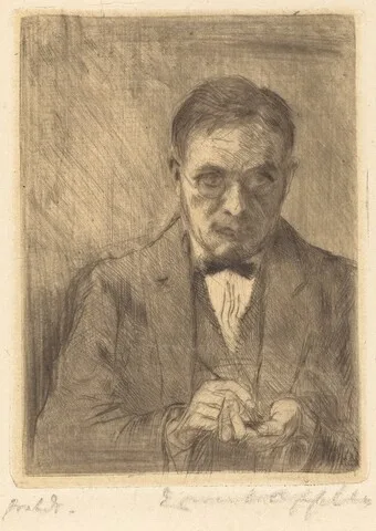 Ernst Oppler, Self-Portrait