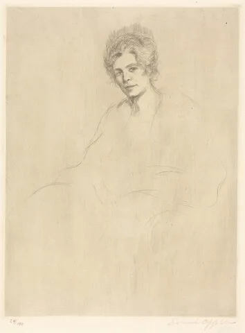 Ernst Oppler, Portrait of a Woman
