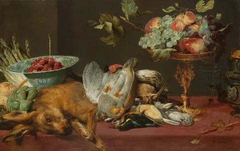 Frans Snyders, Still Life with Dead Game, Fruit and Vegetables