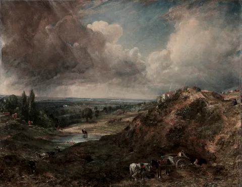 John Constable, Branch Hill Pond, Hampstead