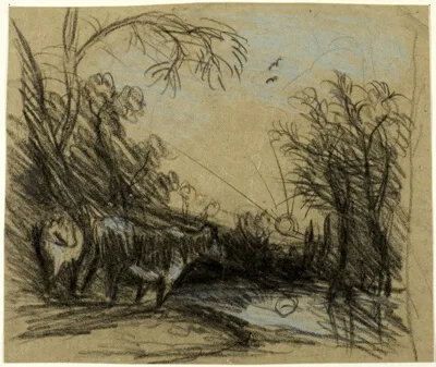 John Constable, Landscape with Cows