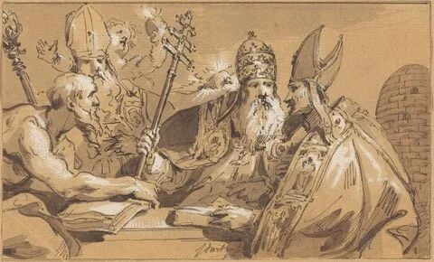 Jacob de Wit, The Four Fathers of the Church