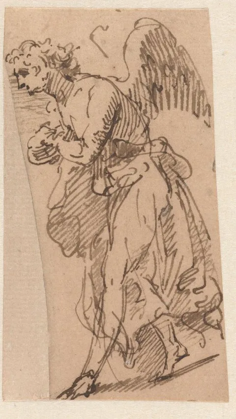 Jacob de Wit, Schrijdende engel