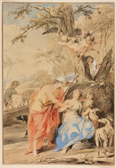 Jacob de Wit, Jupiter and Mnemosyne