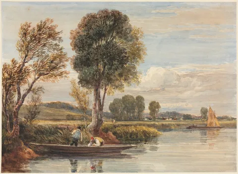 David Cox, On the Thames