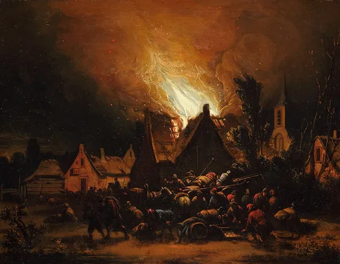 Egbert van der Poel, Nocturnal Fire
