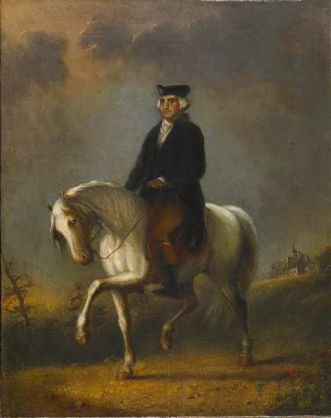 Alfred Jacob Miller, George Washington at Mount Vernon