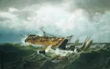 William Bradford, Shipwreck off Nantucket (Wreck off Nantucket after a Storm)