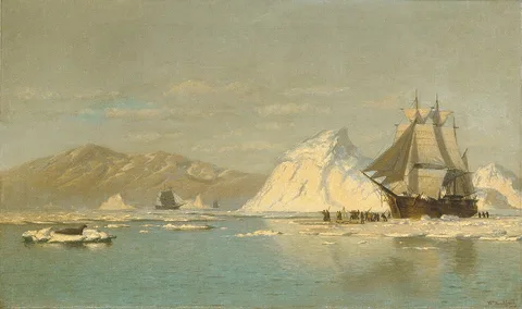 William Bradford, Off Greenland—Whaler Seeking Open Water