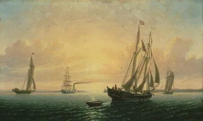 William Bradford, The Schooner Jane of Bath, Maine