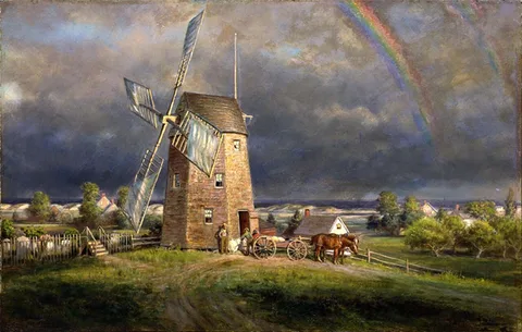 Edward Lamson Henry, Old Hook Mill, Easthampton