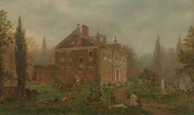 Edward Lamson Henry, The Attack on Chew's House during the Battle of Germantown, 1777