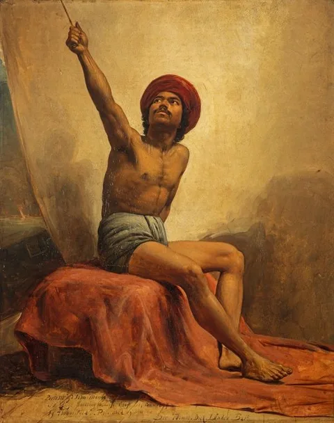 Thomas Faed, A Life Study of John Mongo ('The Punka-walla')
