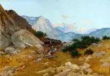Tadeusz Popiel, Landscape from the Tatras.