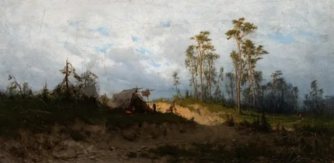 Zygmunt Sidorowicz, Gypsy encampment.