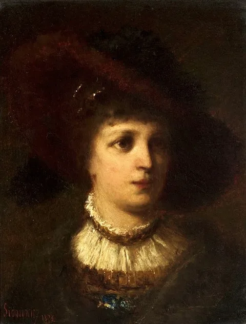Zygmunt Sidorowicz, Portrait of a woman