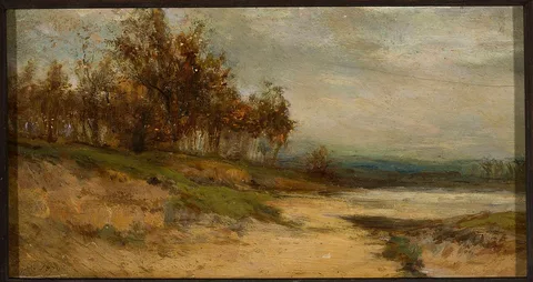 Zygmunt Sidorowicz, Landscape with a bunch of trees
