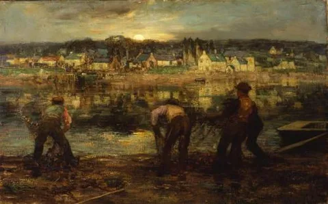William Stewart MacGeorge, Salmon Fishers on the Dee at Kirkcudbright