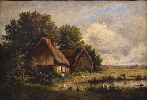 Léon Richet, Une chaumière