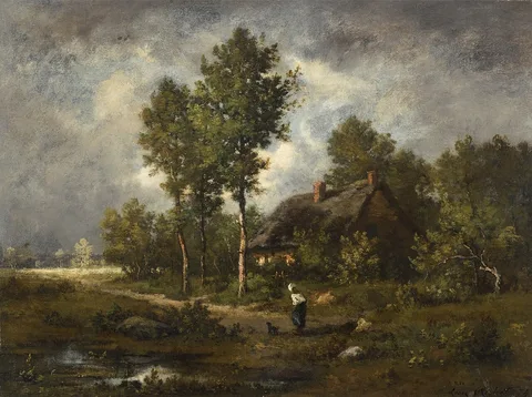 Léon Richet, The Farmstead