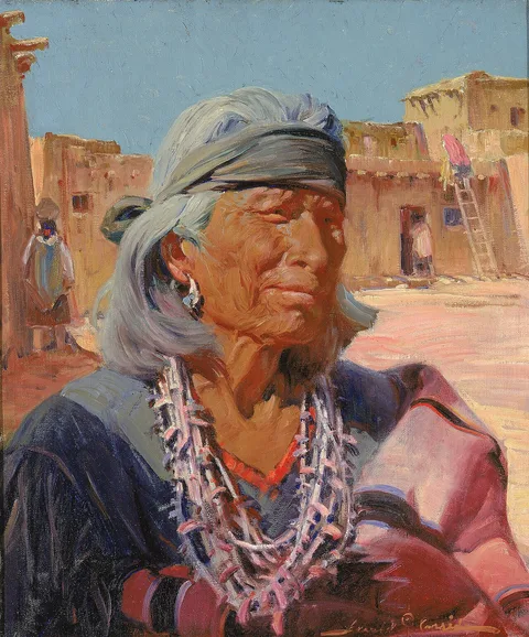 Gerald Cassidy, Old Man of Zuni, High Priest (Cacique)