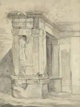 Franz de Paula Ferg, Romeinse ruïne