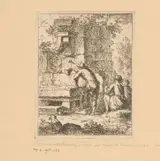 Franz de Paula Ferg, Gezin haalt water bij een ruïne