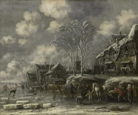 Thomas Heeremans, Winter Scene