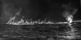 Rowland Langmaid, HMS Dido, Ajax and Orion in action off Crete, 21 May 1941