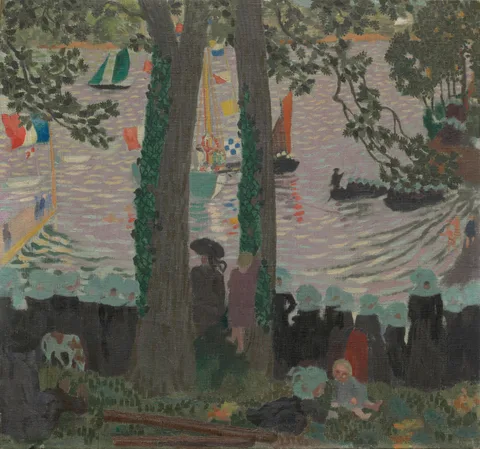 Maurice Denis, Blessing of a Yacht on the Belon River
