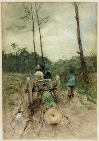 Anton Mauve, The Forester's Cart