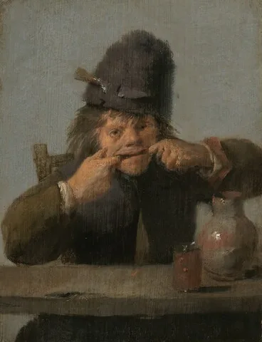 Adriaen Brouwer, Youth Making a Face