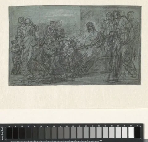 Benjamin West, Christus zegent de kinderen