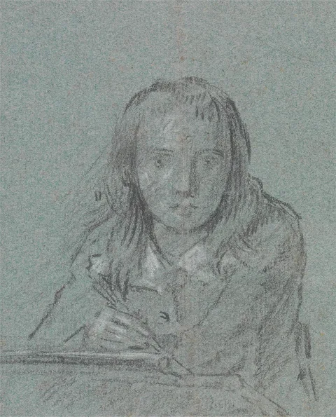 Benjamin West, Artist's Son Writing