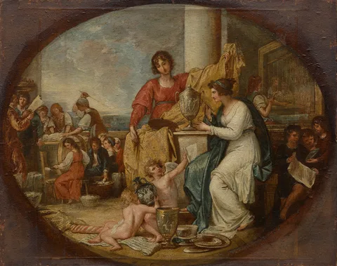 Benjamin West, British Manufactory; A Sketch