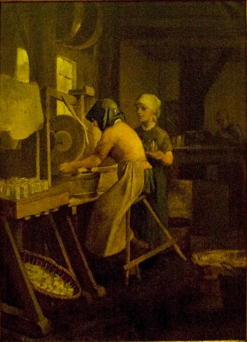 Constantin Meunier, Women Working in a Glass Factory